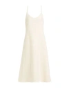 Lavi Couture Woman Midi Dress Ivory Size S Virgin Wool