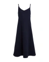 Lavi Couture Woman Midi Dress Midnight Blue Size M Virgin Wool