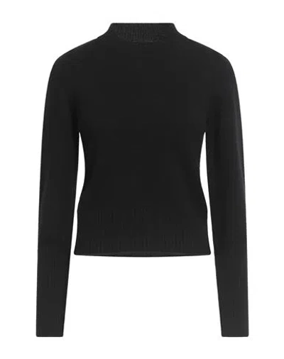 Lavi Couture Woman Sweater Black Size M Virgin Wool, Cashmere, Silk