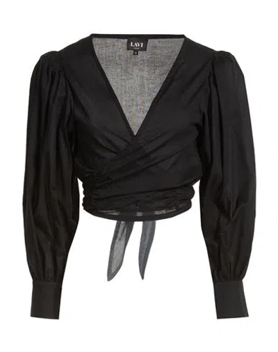 Lavi Couture Woman Top Black Size Xs Cotton