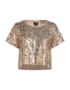 Lavi Couture Woman Top Platinum Size M Polyester, Elastane