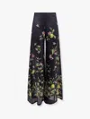 Lavi Frangipane Rayon  Trouser With Multicolor Print