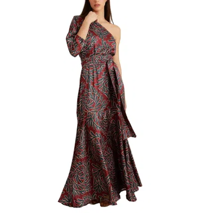 Lavi Isabella Dress In Red In Black