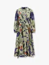 Lavi Ligea Cotton Long Dress With Multicolor Print