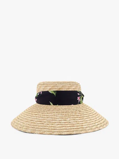 Lavi Madeleine Rafia Hat In Brown
