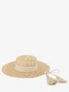 Lavi Messico Raffia Hat In Neutral