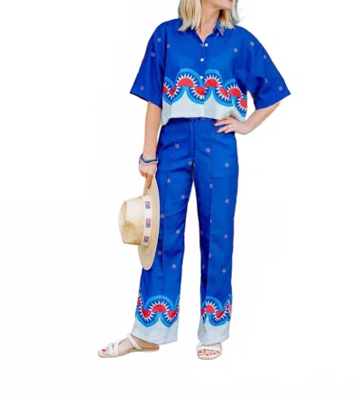 Lavi Santorini Pants In Blue