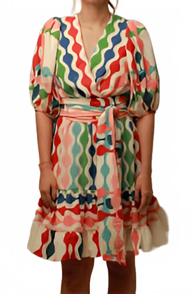 Lavi Sofia Mini Dress In Multi