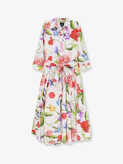 Lavi Spritz Chemisier Cotton Dress In White