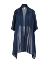 Lavi Woman Cardigan Navy Blue Size L Cotton In Navy Blue