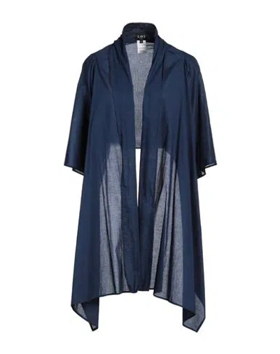 Lavi Woman Cardigan Navy Blue Size L Cotton