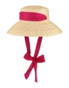 Lavi Woman Hat Fuchsia Size Onesize Straw In Pink