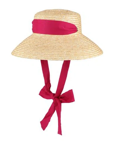 Lavi Woman Hat Fuchsia Size Onesize Straw In Pink