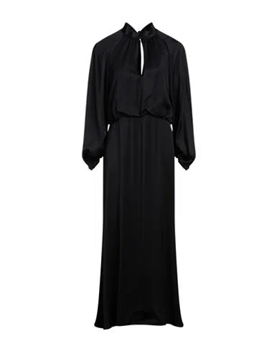 Lavi Woman Maxi Dress Black Size L Viscose