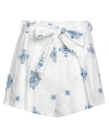 Lavi Woman Shorts & Bermuda Shorts White Size M Cotton, Polyester In White
