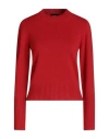 Lavi Woman Sweater Red Size M Virgin Wool, Cashmere, Silk