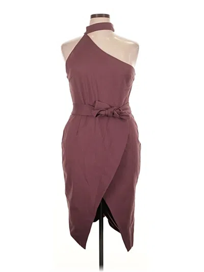 Pre-owned Lavish Alice Cocktail Dress In Burgundy