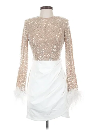 Pre-owned Lavish Alice Cocktail Dress In Ivory