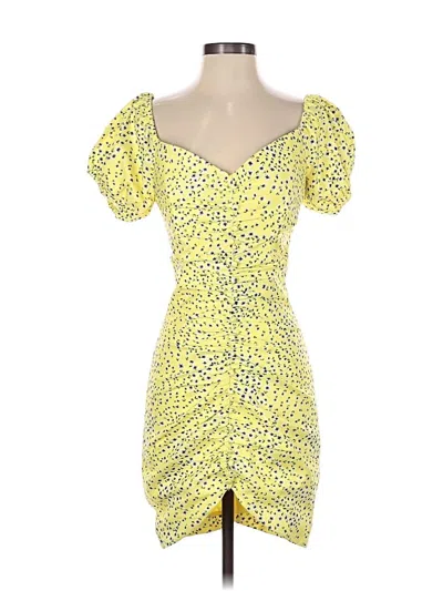 Pre-owned Lavish Alice Cocktail Dress In Yellow