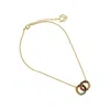 Lavish By Tricia Milaneze Women's Multi & Gold Nova Handmade Crochet Necklace
