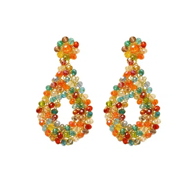 Lavish By Tricia Milaneze Women's Multicolor Diana Handmade Earrings