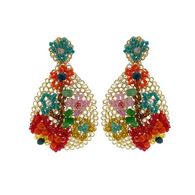 Lavish By Tricia Milaneze Women's Multicolor Florence Handmade Earrings