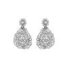 Lavish By Tricia Milaneze Women's Neutrals / Silver Clear & Silver Aurora Handmade Crochet Earrings