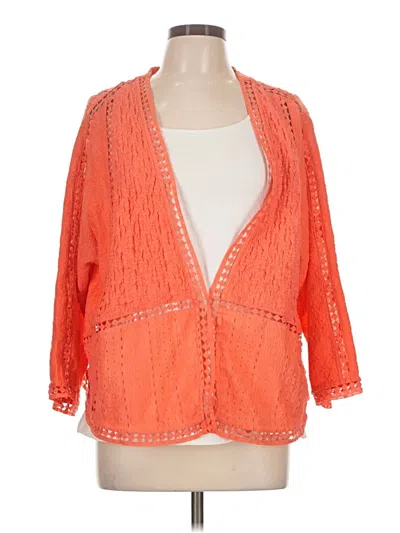 Pre-owned Lavish Cardigan Sweater In Orange
