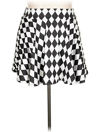 Pre-owned Lavish Casual Skirt In White