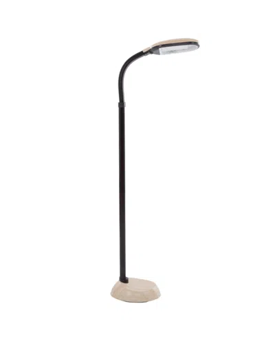 Lavish Home 62.5" Natural Sunlight Floor Lamp In Black