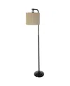 Lavish Home 65" Modern Led Floor Lamp In Black
