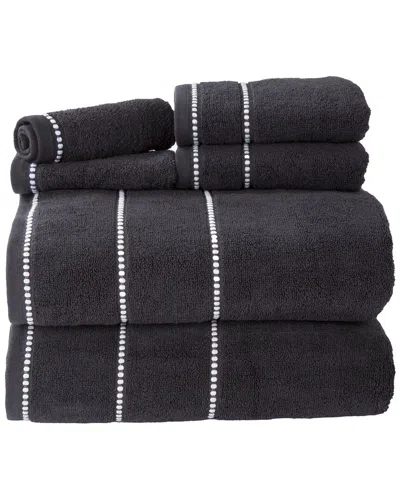 Lavish Home 6pc Set In Black
