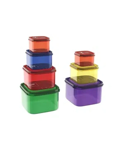 Lavish Home 7-pc. Portion Control Meal Prep Containers In Multi
