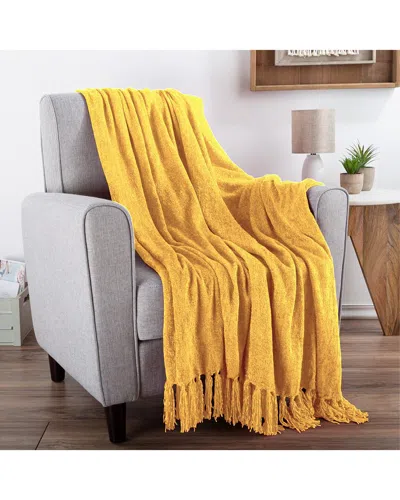 Lavish Home Chenille Oversized Throw Blanket