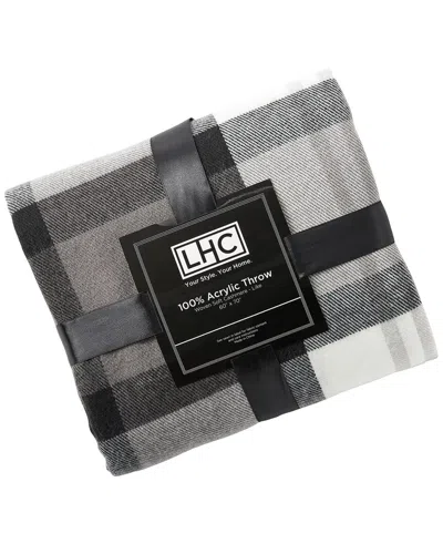 Lavish Home Oversized Vintage Plaid Throw Blanket