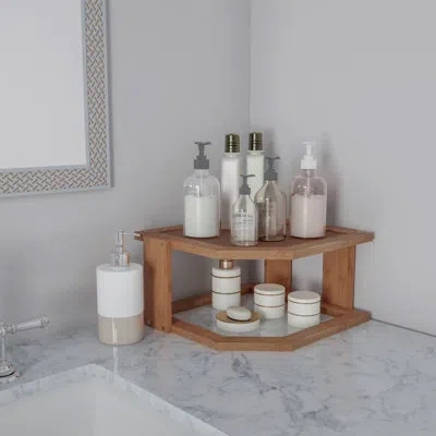 Lavish Home Shelving Rack In Natural