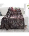 Lavish Home Sherpa Fleece Throw Blanket In Multi