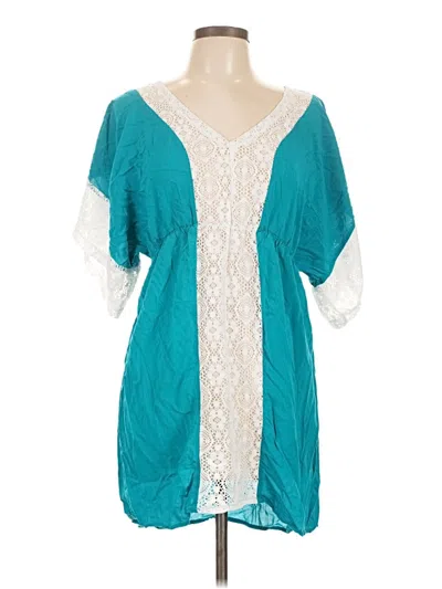 Pre-owned Lavish Kimono In Blue