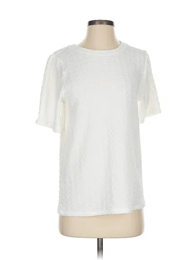 Pre-owned Lavish Short Sleeve T-shirt In White