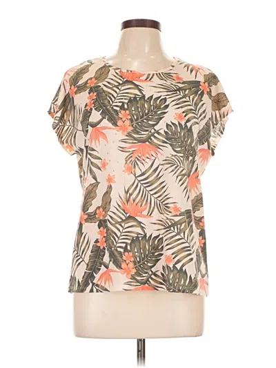 Pre-owned Lavish Short Sleeve T-shirt In Tan