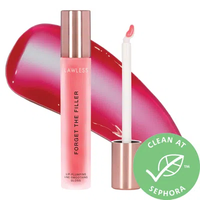 Lawless Brillant À Lèvres Lissant Et Repulpant Forget The Filler En Format Géant Cherry Vanilla 0.19 oz In White