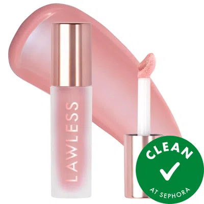 Lawless Forget The Filler Lip Plumper Line Smoothing Gloss Blushed Sand .11 Oz/3.3 ml