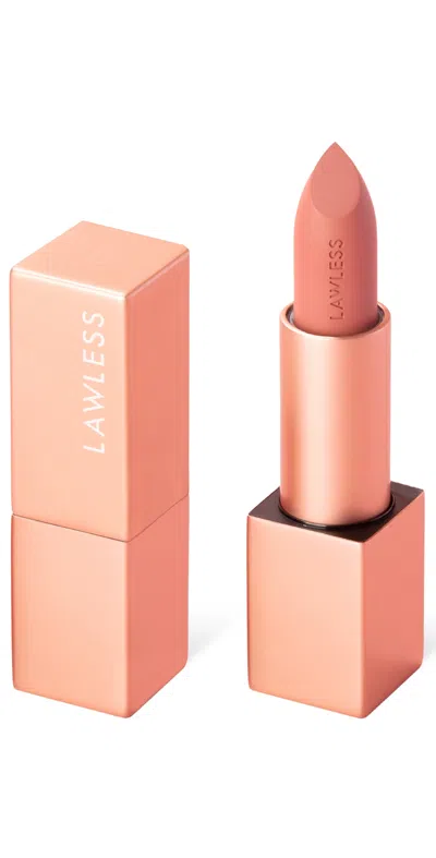 Lawless Forget The Filler Lip-plumping Line-smoothing Satin Cream Lipstick Tropic