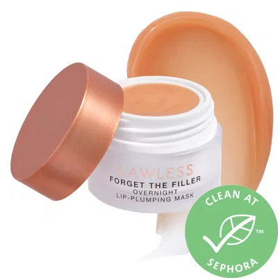 Lawless Forget The Filler Overnight Lip Plumping Mask Birthday Cake 0.28 oz / 8 ml