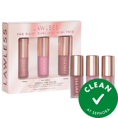 Lawless Mini Daisy Darlings Lip-plumping Lip Gloss Trio 0.05 Oz/1.7 ml