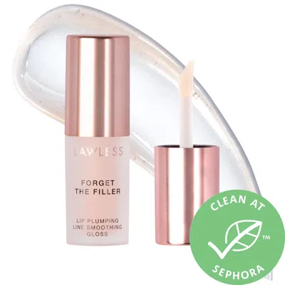 Lawless Mini Forget The Filler Lip Plumper Line Smoothing Gloss Rosy Outlook 0.05 oz / 1.7 ml