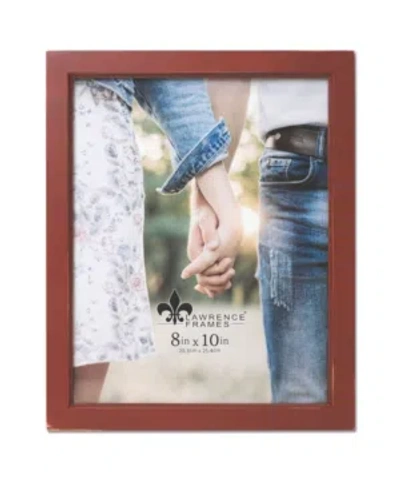 Lawrence Frames Abbey Picture Frame, 8" X 10" In Red