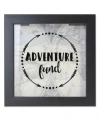 Lawrence Frames Adventure Fund Black Shadow Box, 8" X 8" In Black