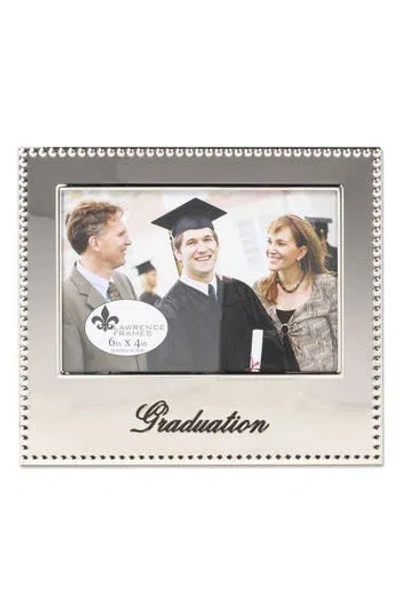 Lawrence Frames Beaded Graduation 4x6 Frame In Metallic