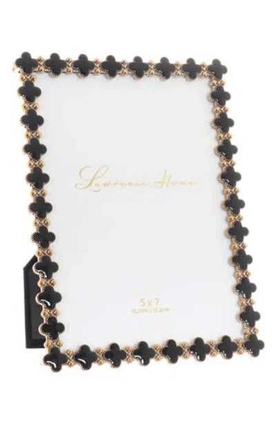 Lawrence Frames Black Enamel Clover Picture Frame